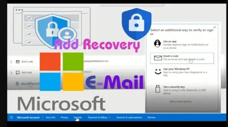 How to Add a Recovery Email Address to Hotmail.com