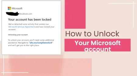 Unblock my Outlook.com account