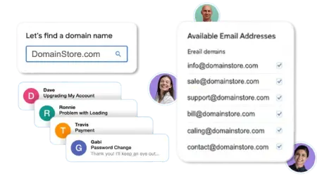 Email doanh nghiệp với tên miền riêng của bạn.